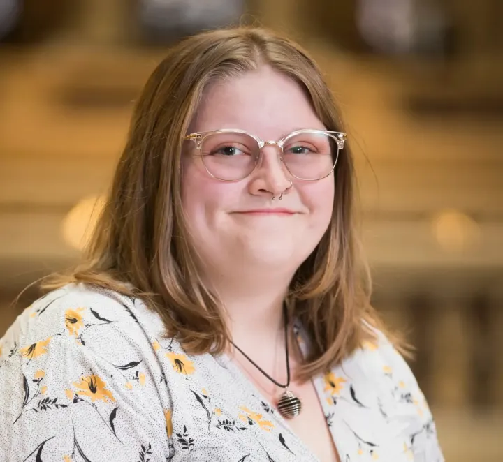 Portrait of Lead Paralegal Cait Harlan-Gehl